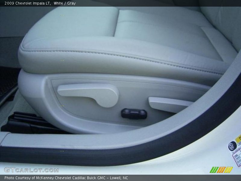 White / Gray 2009 Chevrolet Impala LT