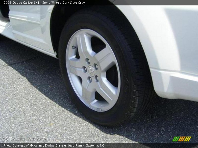 Stone White / Dark Slate Gray 2008 Dodge Caliber SXT