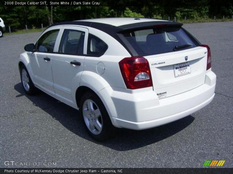 Stone White / Dark Slate Gray 2008 Dodge Caliber SXT