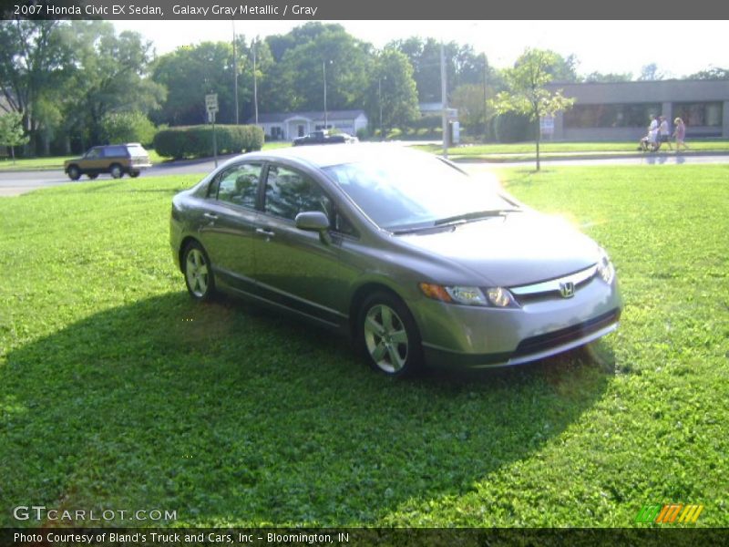 Galaxy Gray Metallic / Gray 2007 Honda Civic EX Sedan