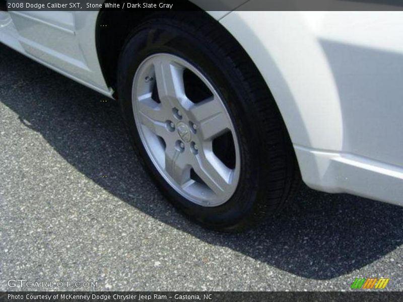 Stone White / Dark Slate Gray 2008 Dodge Caliber SXT