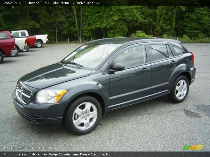Steel Blue Metallic / Dark Slate Gray 2008 Dodge Caliber SXT