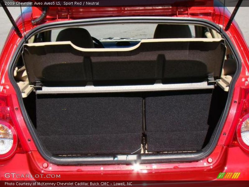 Sport Red / Neutral 2009 Chevrolet Aveo Aveo5 LS