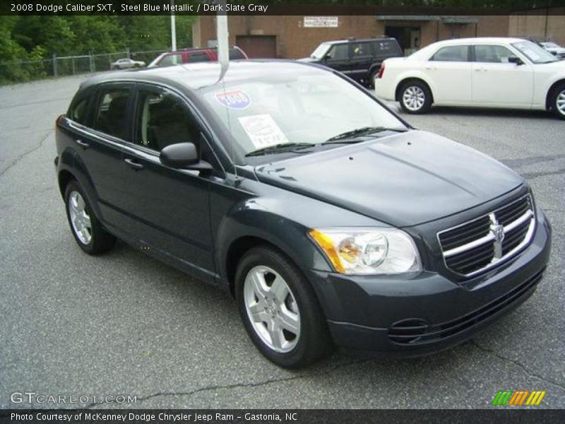 Steel Blue Metallic / Dark Slate Gray 2008 Dodge Caliber SXT