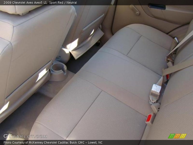 Sport Red / Neutral 2009 Chevrolet Aveo Aveo5 LS
