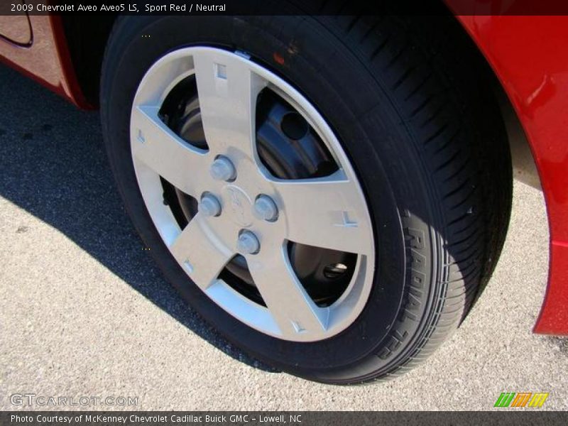 Sport Red / Neutral 2009 Chevrolet Aveo Aveo5 LS