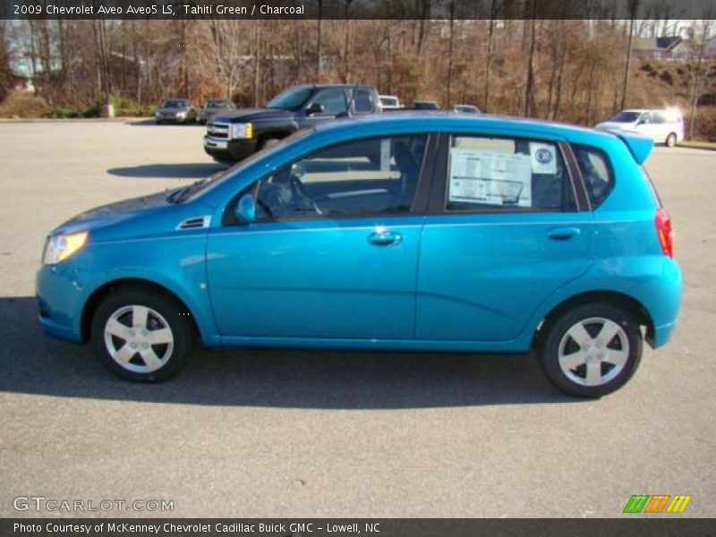 Tahiti Green / Charcoal 2009 Chevrolet Aveo Aveo5 LS