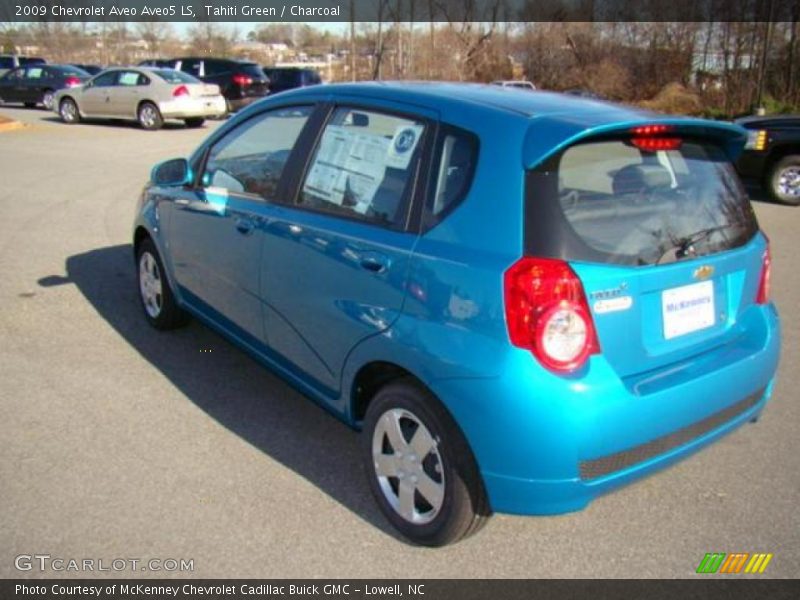 Tahiti Green / Charcoal 2009 Chevrolet Aveo Aveo5 LS