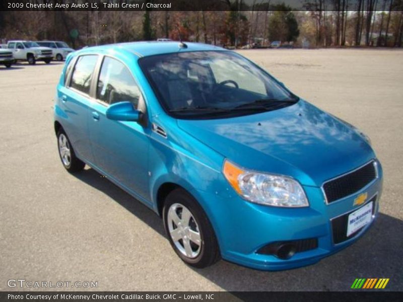 Tahiti Green / Charcoal 2009 Chevrolet Aveo Aveo5 LS