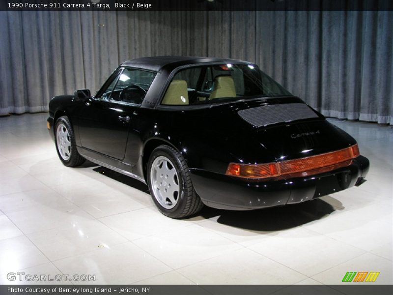 Black / Beige 1990 Porsche 911 Carrera 4 Targa