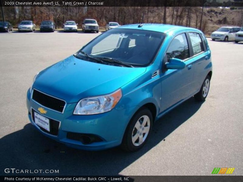 Tahiti Green / Charcoal 2009 Chevrolet Aveo Aveo5 LS