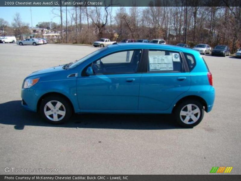 Tahiti Green / Charcoal 2009 Chevrolet Aveo Aveo5 LS