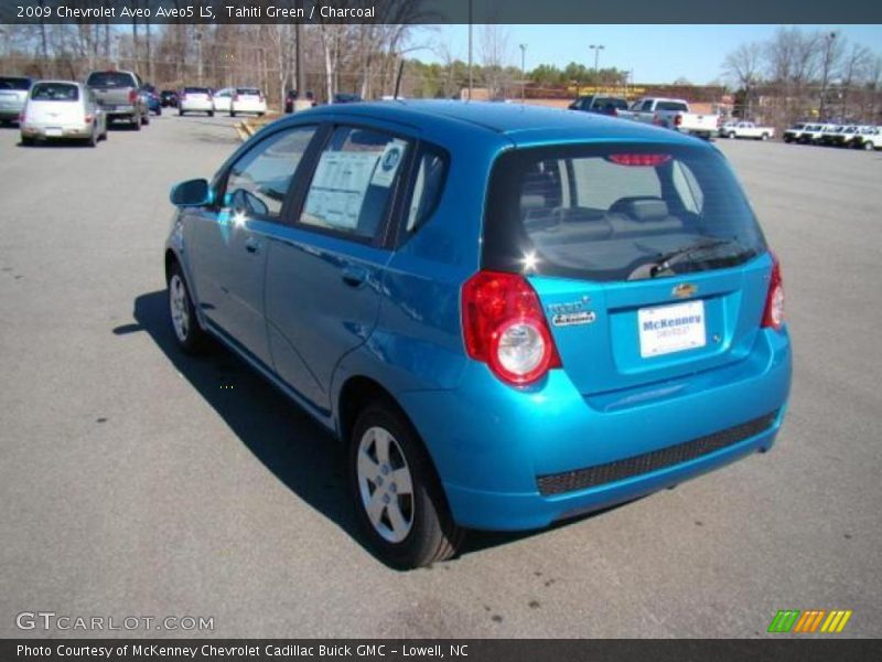 Tahiti Green / Charcoal 2009 Chevrolet Aveo Aveo5 LS