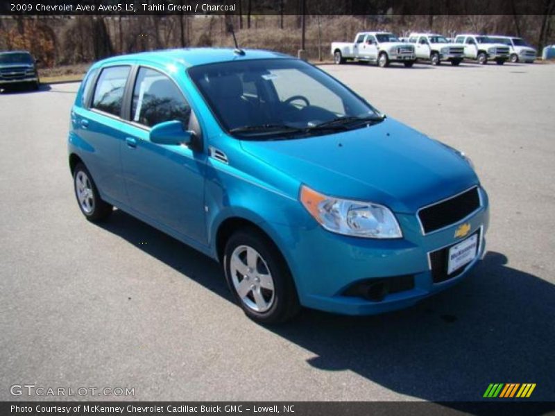 Tahiti Green / Charcoal 2009 Chevrolet Aveo Aveo5 LS