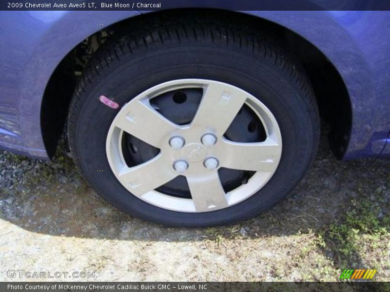 Blue Moon / Charcoal 2009 Chevrolet Aveo Aveo5 LT