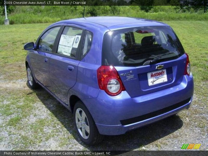 Blue Moon / Charcoal 2009 Chevrolet Aveo Aveo5 LT