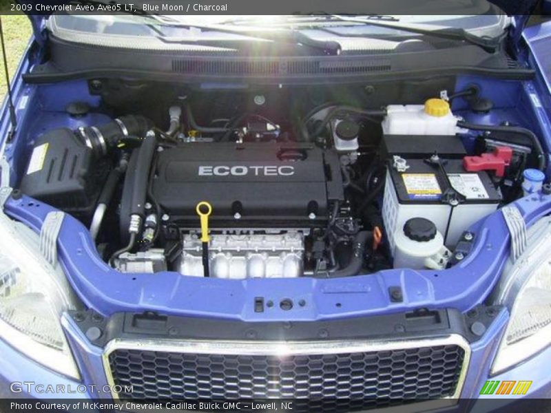 Blue Moon / Charcoal 2009 Chevrolet Aveo Aveo5 LT
