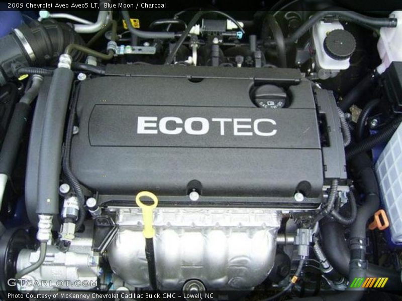 Blue Moon / Charcoal 2009 Chevrolet Aveo Aveo5 LT