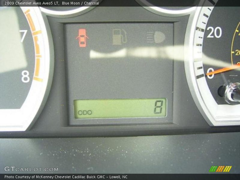 Blue Moon / Charcoal 2009 Chevrolet Aveo Aveo5 LT