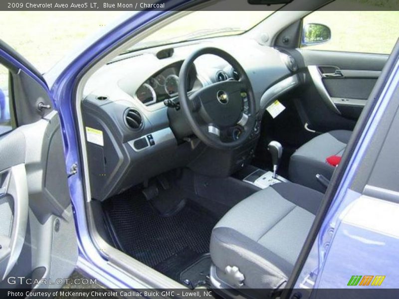 Blue Moon / Charcoal 2009 Chevrolet Aveo Aveo5 LT