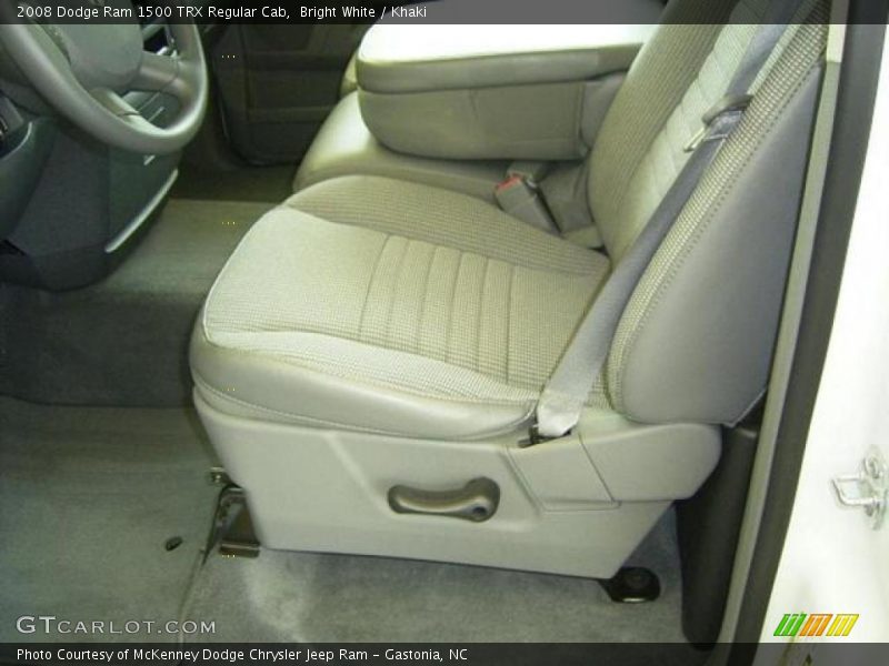 Bright White / Khaki 2008 Dodge Ram 1500 TRX Regular Cab