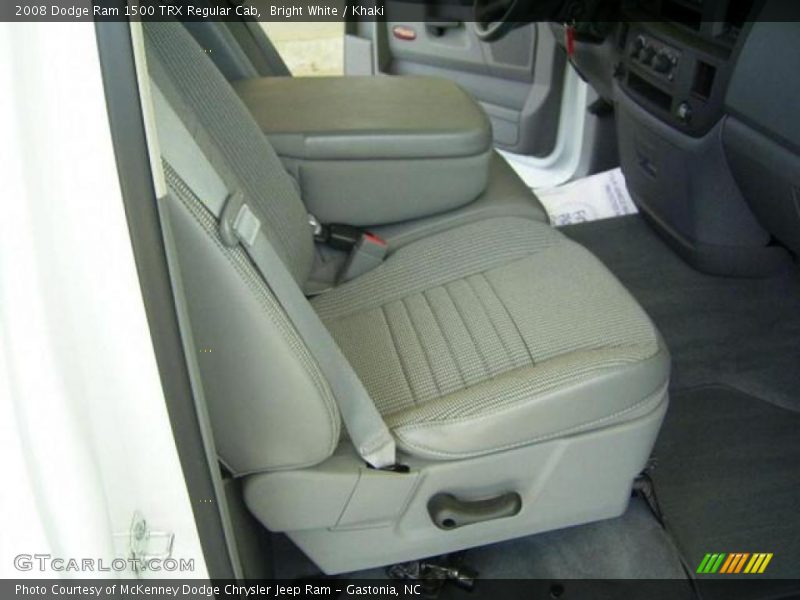 Bright White / Khaki 2008 Dodge Ram 1500 TRX Regular Cab