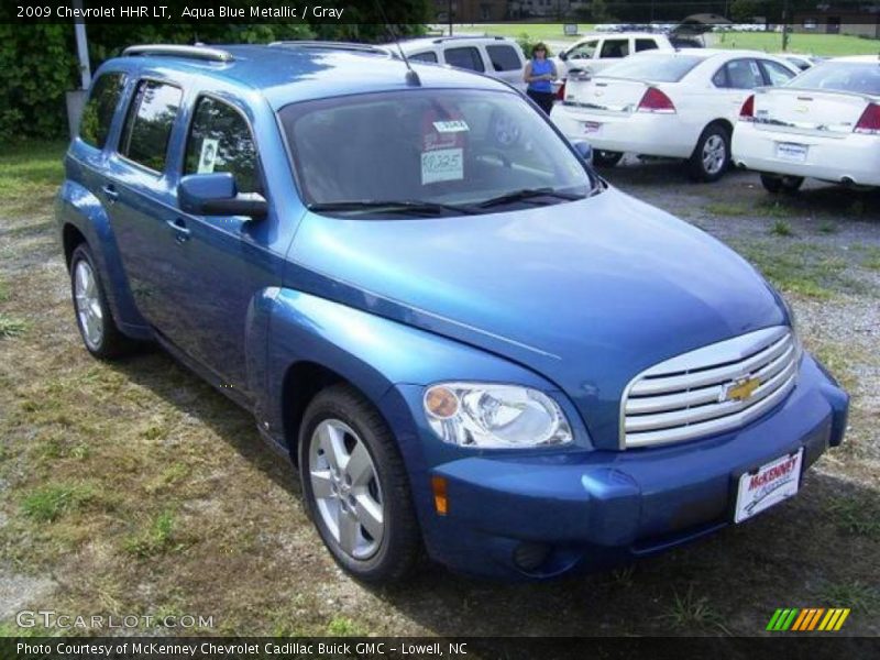 Aqua Blue Metallic / Gray 2009 Chevrolet HHR LT