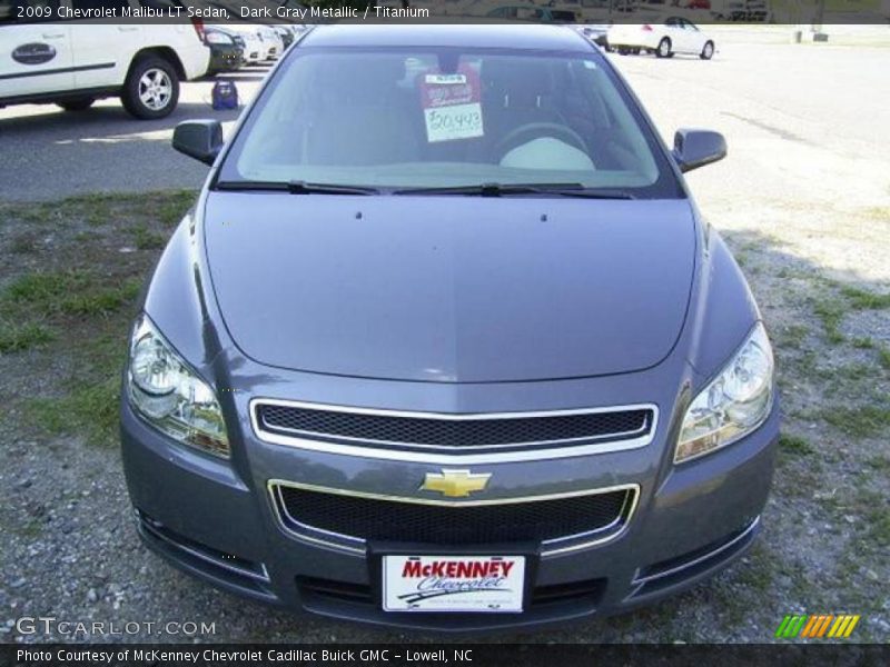 Dark Gray Metallic / Titanium 2009 Chevrolet Malibu LT Sedan