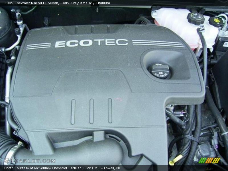 Dark Gray Metallic / Titanium 2009 Chevrolet Malibu LT Sedan