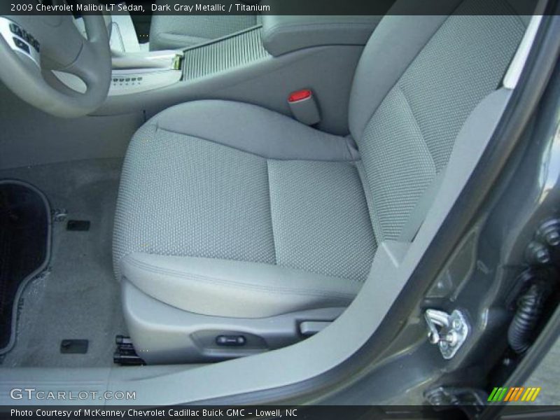 Dark Gray Metallic / Titanium 2009 Chevrolet Malibu LT Sedan