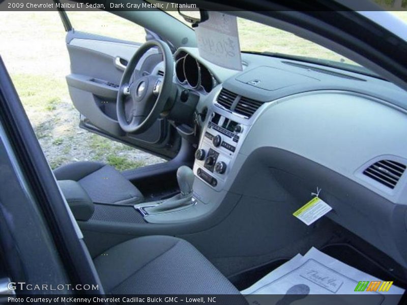 Dark Gray Metallic / Titanium 2009 Chevrolet Malibu LT Sedan