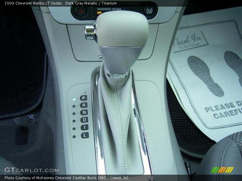Dark Gray Metallic / Titanium 2009 Chevrolet Malibu LT Sedan