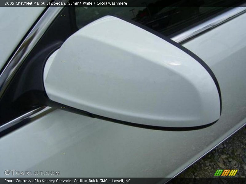 Summit White / Cocoa/Cashmere 2009 Chevrolet Malibu LTZ Sedan