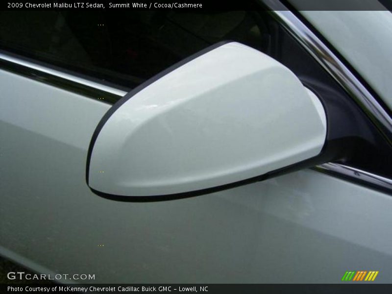 Summit White / Cocoa/Cashmere 2009 Chevrolet Malibu LTZ Sedan