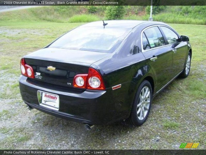 Black Granite Metallic / Cocoa/Cashmere 2009 Chevrolet Malibu LTZ Sedan
