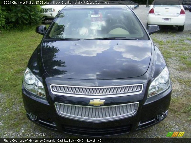 Black Granite Metallic / Cocoa/Cashmere 2009 Chevrolet Malibu LTZ Sedan