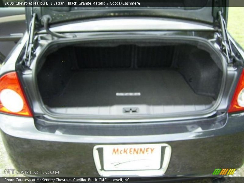 Black Granite Metallic / Cocoa/Cashmere 2009 Chevrolet Malibu LTZ Sedan