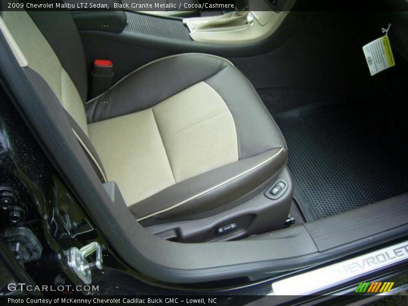 Black Granite Metallic / Cocoa/Cashmere 2009 Chevrolet Malibu LTZ Sedan