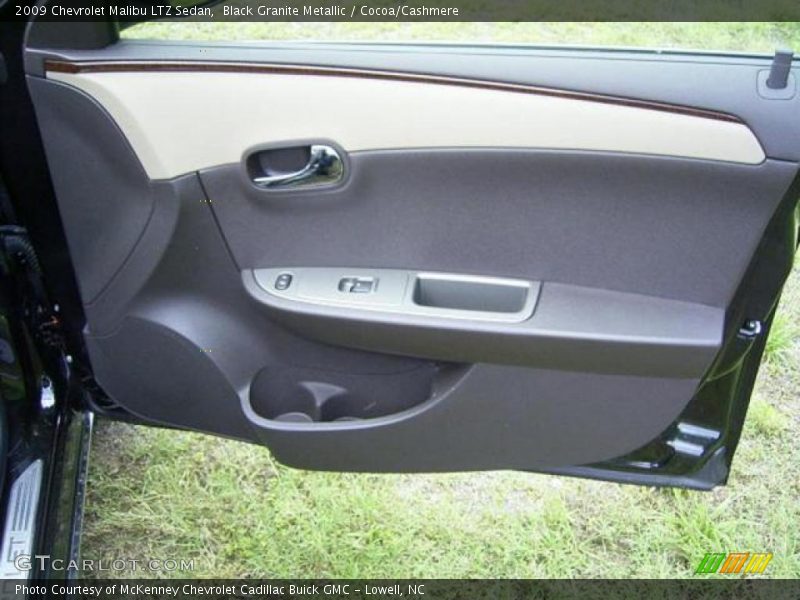 Black Granite Metallic / Cocoa/Cashmere 2009 Chevrolet Malibu LTZ Sedan