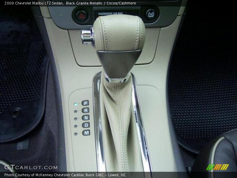 Black Granite Metallic / Cocoa/Cashmere 2009 Chevrolet Malibu LTZ Sedan