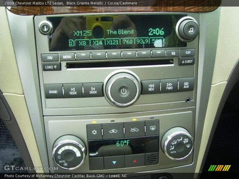 Black Granite Metallic / Cocoa/Cashmere 2009 Chevrolet Malibu LTZ Sedan