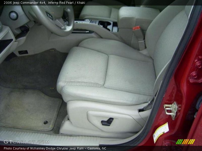 Inferno Red Pearl / Khaki 2006 Jeep Commander 4x4