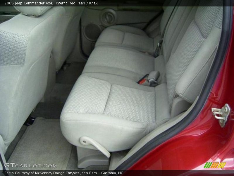 Inferno Red Pearl / Khaki 2006 Jeep Commander 4x4