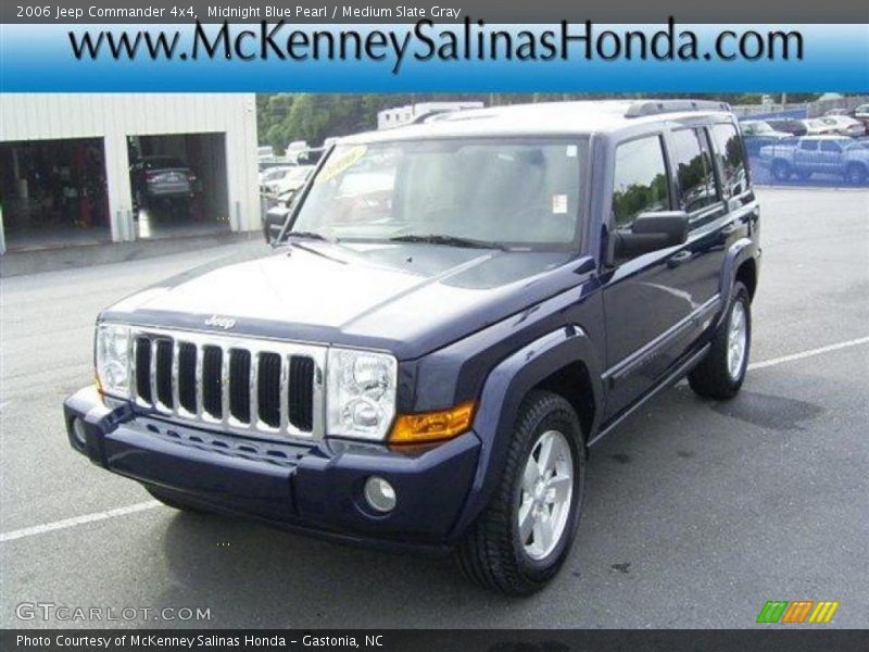 Midnight Blue Pearl / Medium Slate Gray 2006 Jeep Commander 4x4
