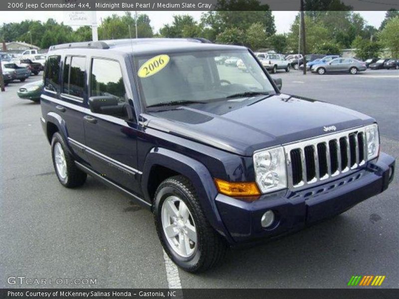 Midnight Blue Pearl / Medium Slate Gray 2006 Jeep Commander 4x4