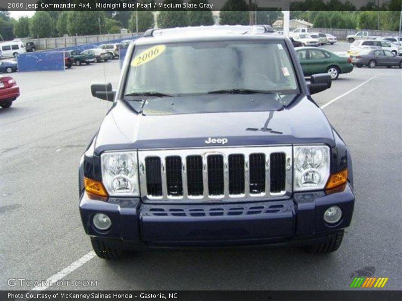 Midnight Blue Pearl / Medium Slate Gray 2006 Jeep Commander 4x4