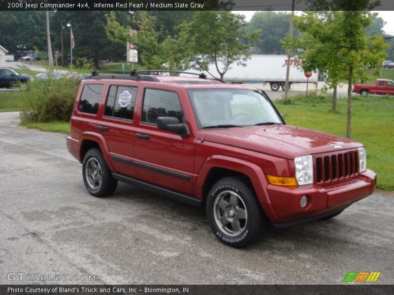 Inferno Red Pearl / Medium Slate Gray 2006 Jeep Commander 4x4