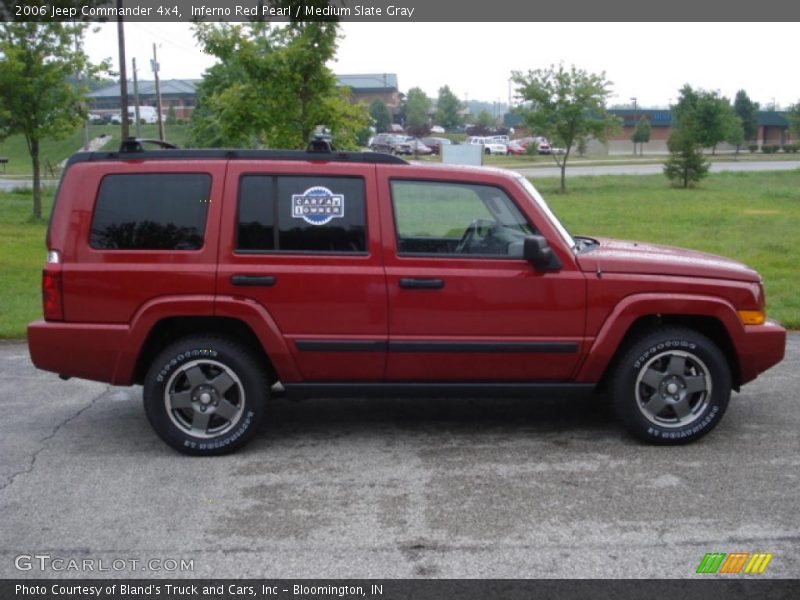 Inferno Red Pearl / Medium Slate Gray 2006 Jeep Commander 4x4
