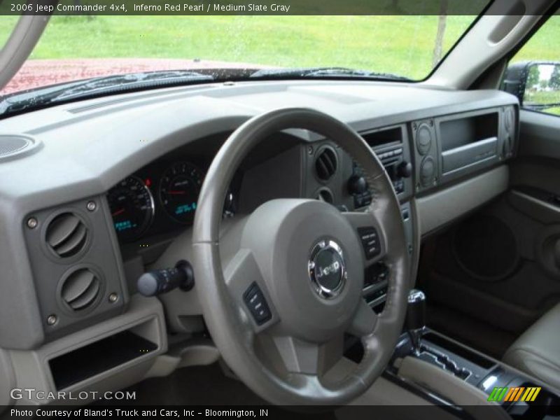 Inferno Red Pearl / Medium Slate Gray 2006 Jeep Commander 4x4