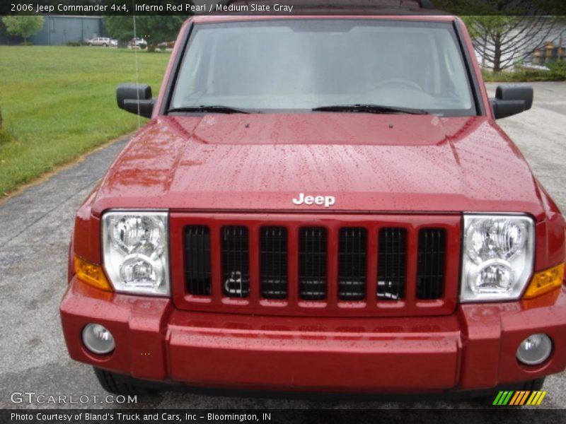 Inferno Red Pearl / Medium Slate Gray 2006 Jeep Commander 4x4
